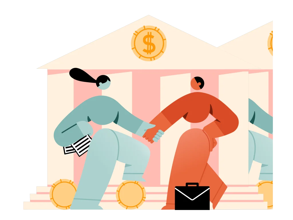 Signing up in the app
              